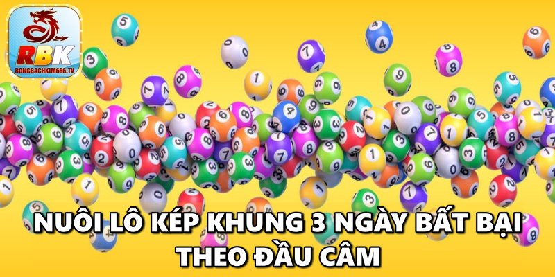 Nuôi Lô Kép Khung 3 Ngày Bất Bại Siêu Chuẩn Ăn Chắc