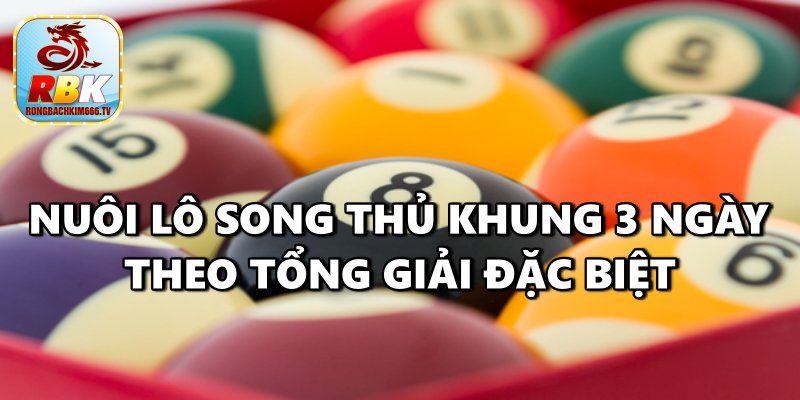 Nuôi Lô Song Thủ Khung 3 Ngày Miễn Phí Hiệu Quả Ăn Thông