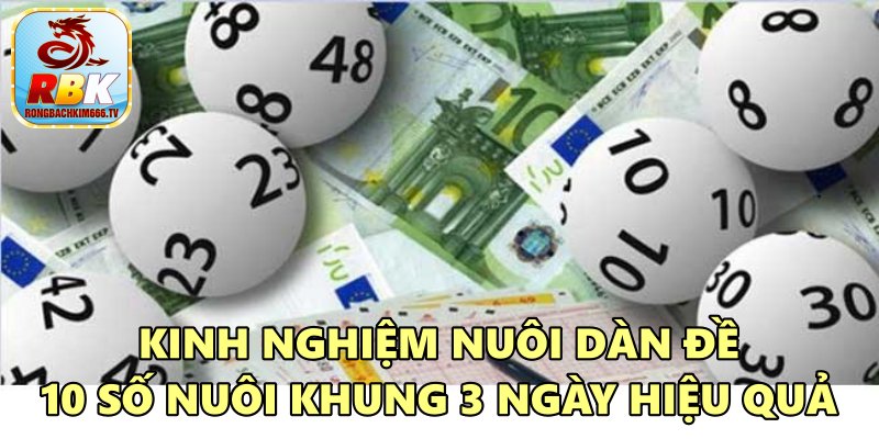 Nuôi Dàn Đề 10 Số Nuôi Khung 3 Ngày Cực Kỳ Chuẩn Xác