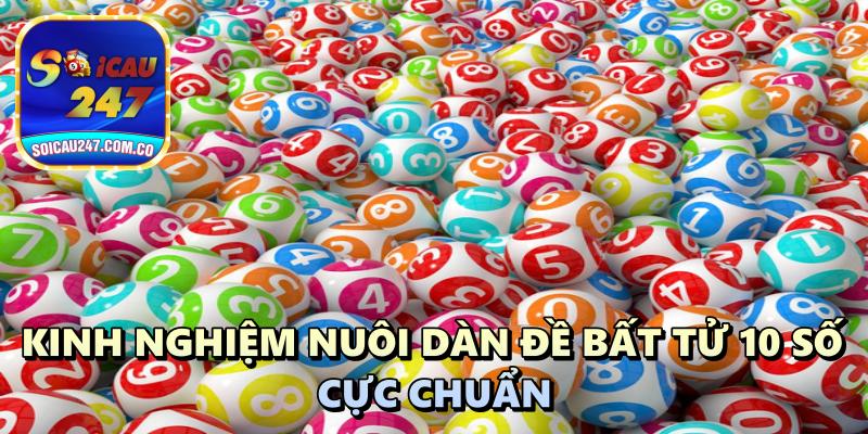 Dàn Đề Bất Tử 10 Số: Bắt Lô Đẹp Mọi Thời Điểm